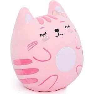 Kids 12 Inch Pink Cat Plush Toy